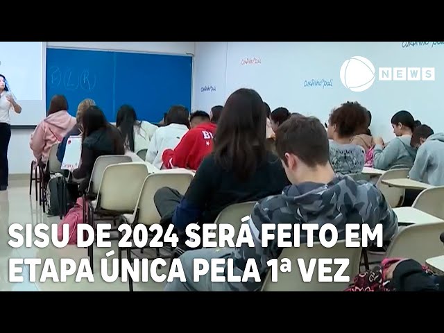 Sisu de 2024 será feito em etapa única pela primeira vez