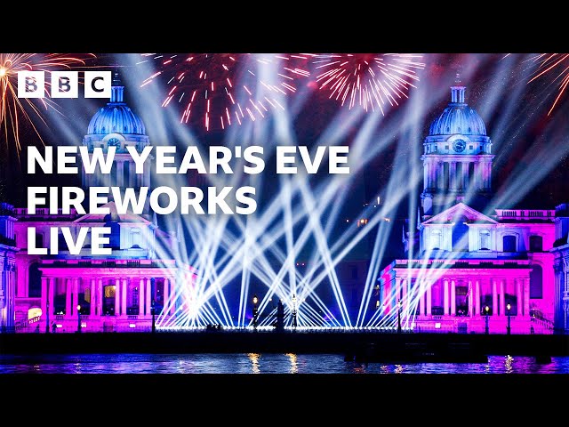 Happy New Year Live!  London Fireworks 2024  BBC