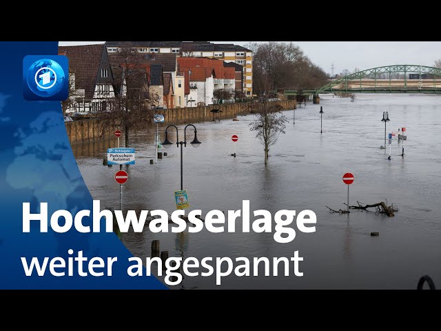 Hochwasserlage bleibt vor allem in Niedersachsen angespannt