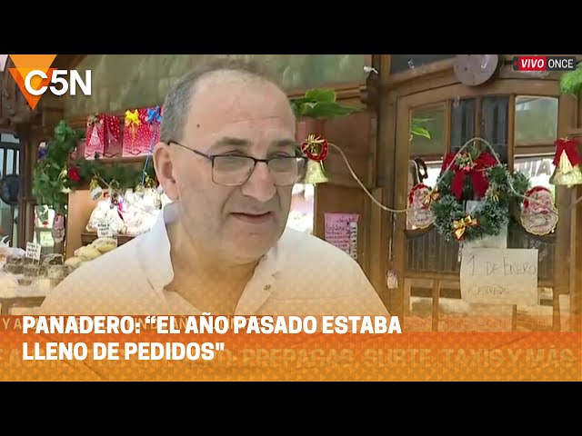 PANADERO: "EL AÑO PASADO ESTABA LLENO DE PEDIDOS"