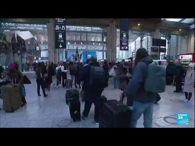 Des milliers de passagers bloqués dans les gares de Paris et Londres • FRANCE 24