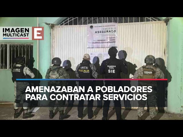 Desmantelan antenas de internet del crimen organizado en Michoacán