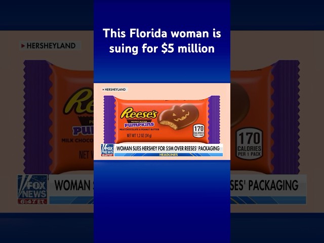 GOURD-NESS GRACIOUS: Woman suing Hershey over Reese’s pumpkin packaging #shorts