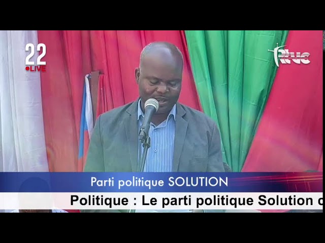 Politique : Le parti politique Solution clore l’année 2023 et dévoile ses perspectives pour l’année