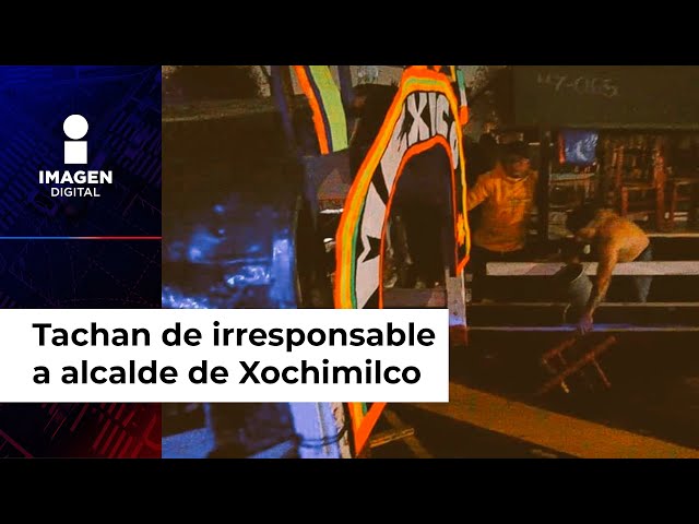 Diputados panistas culpan a alcalde de Xochimilco por incidente en trajineras