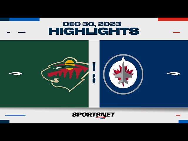 NHL Highlights | Wild vs. Jets - December 30, 2023