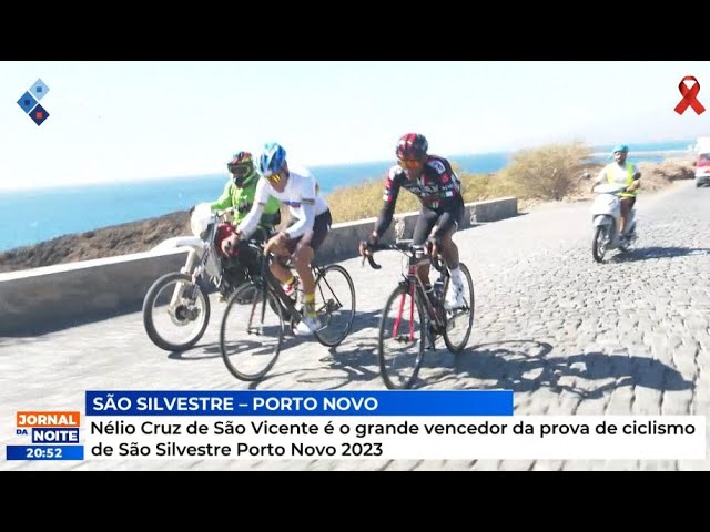 Nélio Cruz de São Vicente é o grande vencedor da prova de ciclismo de São Silvestre Porto Novo 2023