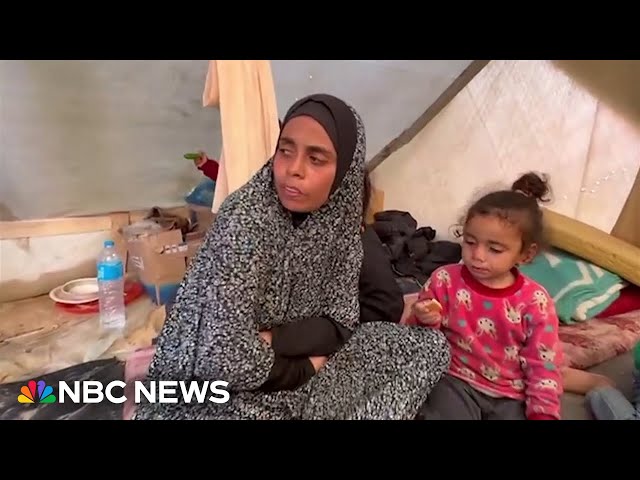 ‘We are dying of hunger’: Palestinian mother describes dire conditions in Rafah camp