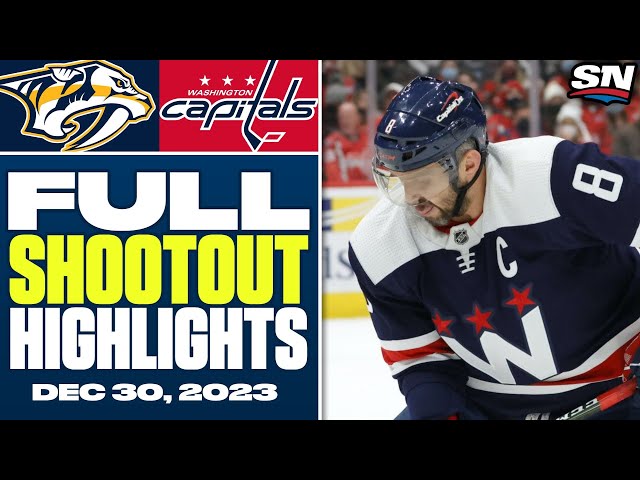 Nashville Predators at Washington Capitals | FULL Shootout Highlights - December 30, 2023