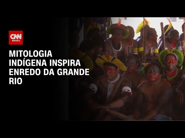 Mitologia indígena inspira enredo da Grande Rio | CNN PRIME TIME