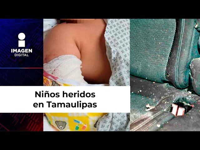 Persecución entre oficiales y sicarios deja dos niños heridos en Tamaulipas