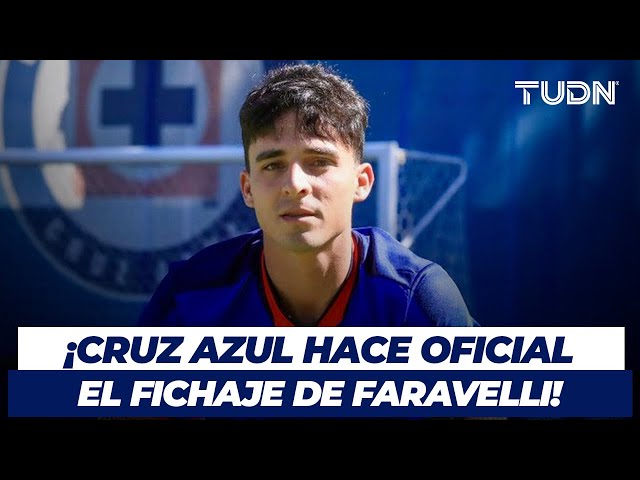 ¡OTRO FICHAJE AZUL!  Cruz Azul hace oficial a Lorenzo Faravellli | TUDN