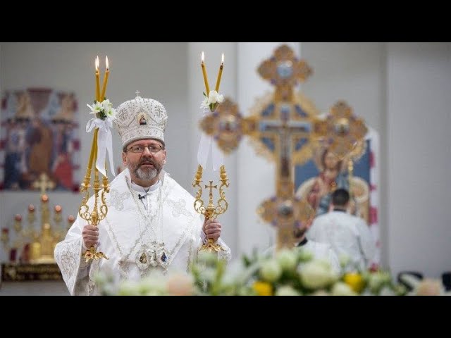 ⁣Божественна Літургія з храму Святого Василя Великого УГКЦ у Києві. 31.12.2023