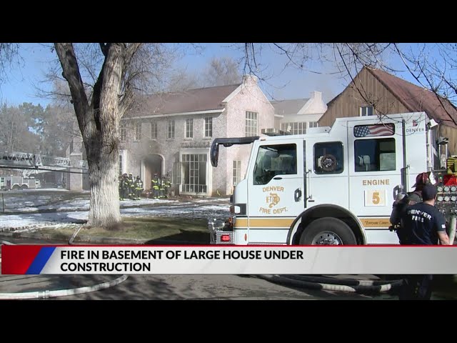 2-alarm fire reported at house under construction in Denver