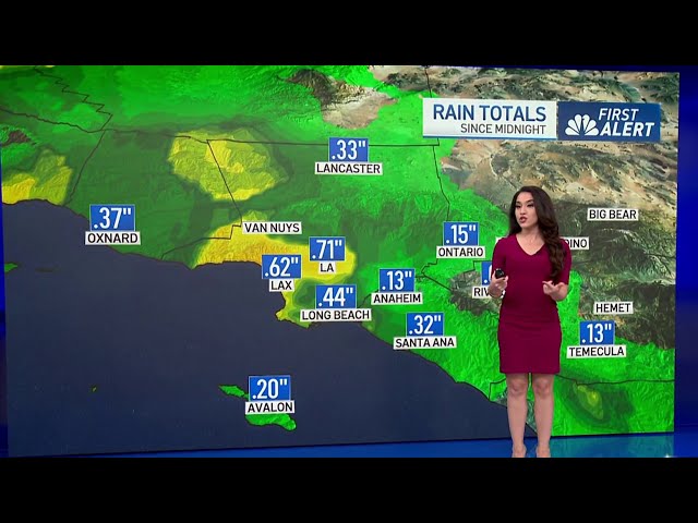 First Alert Forecast: SoCal's weather for Near Year's Eve