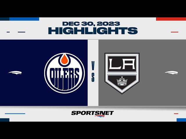 NHL Highlights | Oilers vs. Kings - December 30, 2023