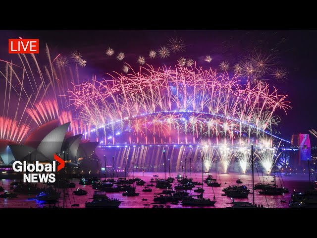 New Year's 2024 countdown celebrations & fireworks around the world | Part 1