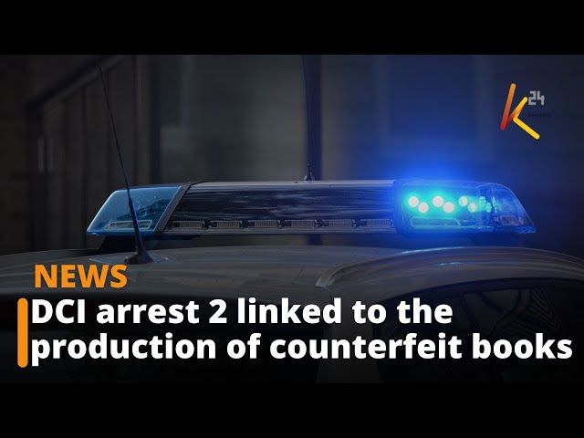 DCI arrest 2 linked to the production of counterfeit books