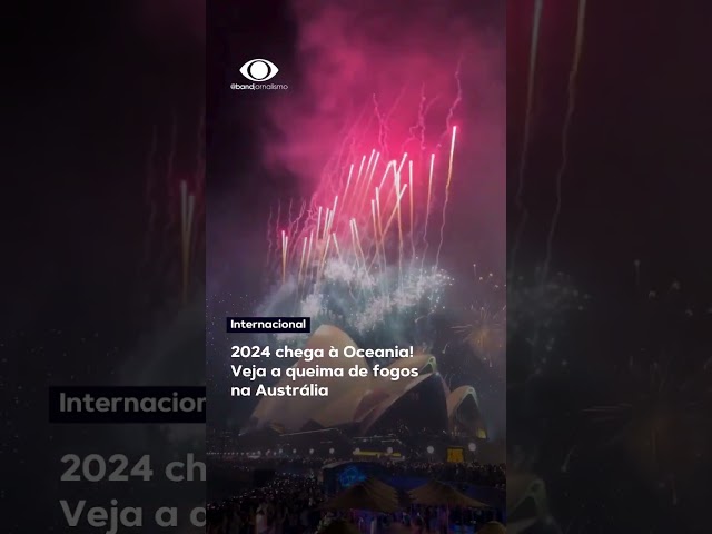 ⁣Veja a queima de fogos na Austrália