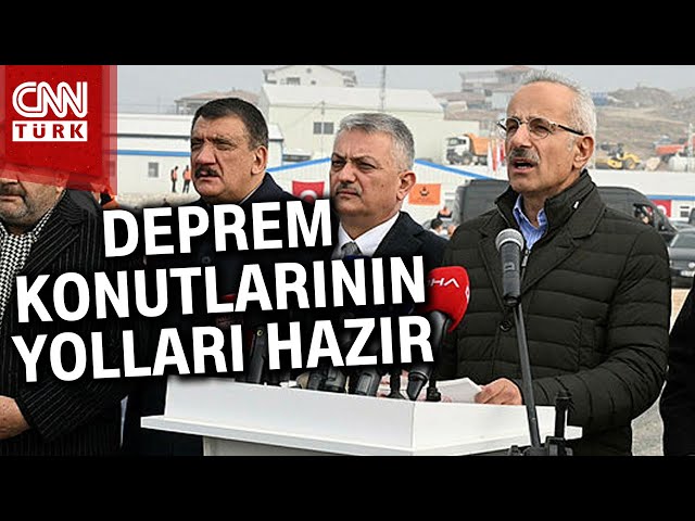 Deprem Konutlarına Yol Projesi! Bakan Uraloğlu'dan Dikkat Çeken Açıklama... #Haber