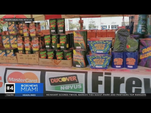 Miami-Dade firefighters share fireworks safety tips