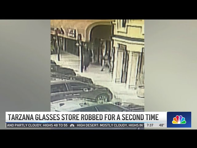 Thieves target Tarzana optical store for second time