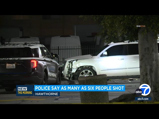 As many as 6 people shot in Hawthorne overnight, police say