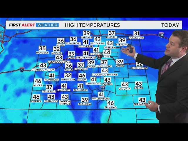 Chilly and dry to ring in the new year in Colorado