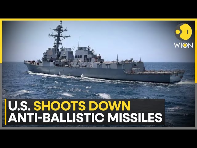 Israel-Hamas war: US shoots down 2 anti-ship ballistic missiles launched by Houthis in Red Sea