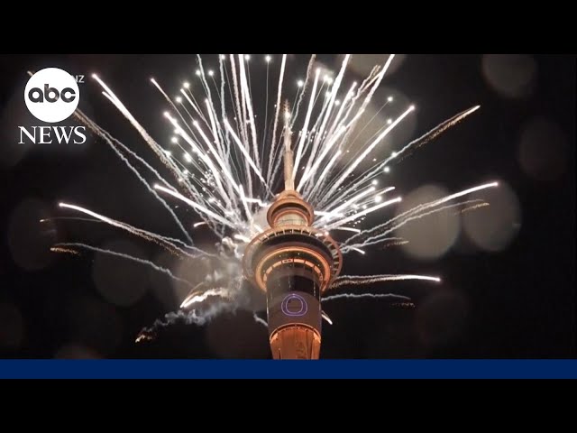 New Year's celebrations underway across the world