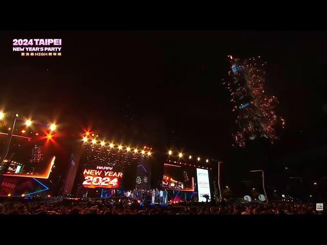 Republic of China-Taiwan New Year’s Fireworks Display 2024