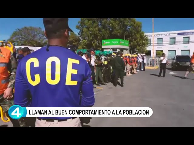 Llaman al buen comportamiento a la población