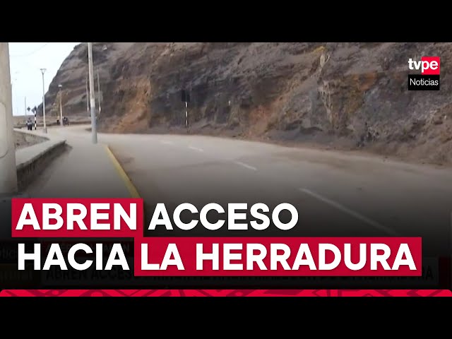 Chorrillos: reabren acceso principal hacia el malecón de La Herradura