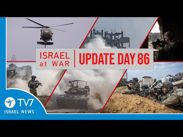 TV7 Israel News - Sword of Iron, Israel at War - Day 86 - UPDATE 31.12.23