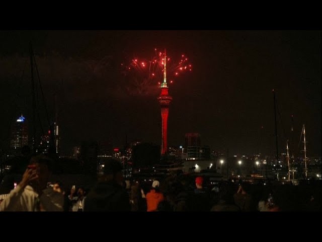 El mundo da la bienvenida al año 2024