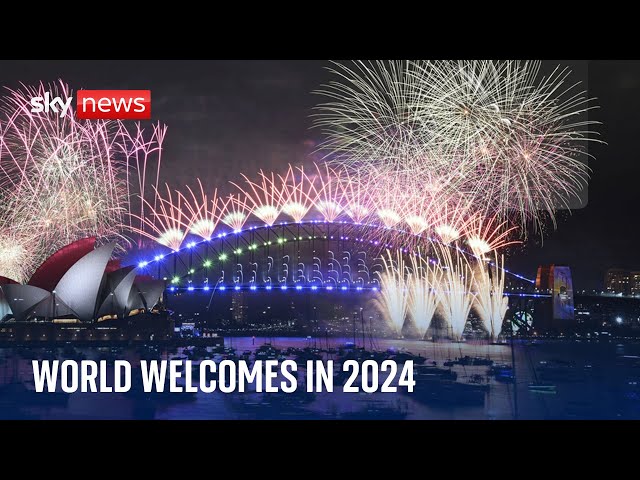 Celebrations around the world to welcome in 2024