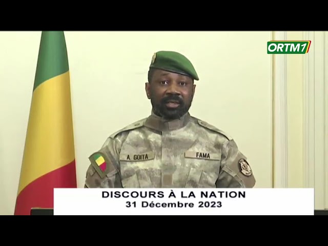 Koulouba | Discours à la #nation du président de la Transition Col. Assimi GOÏTA du 31 Décembre 2023