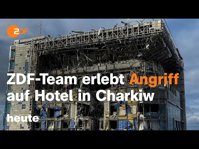 heute 19:00 Uhr vom 31.12.2023 Hochwasserlage, Angriff auf Journalisten-Hotel in Charkiw, Silvester