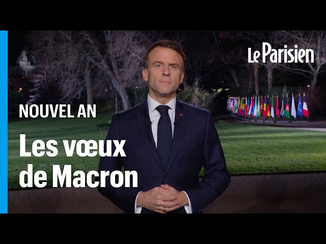 2024, une « année de détermination », avec des « choix décisifs » pour l'Europe, annonce Macron