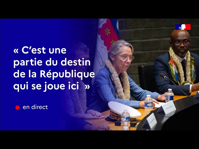 Engagement des forces armées en Guyane : prise de parole d’Élisabeth Borne