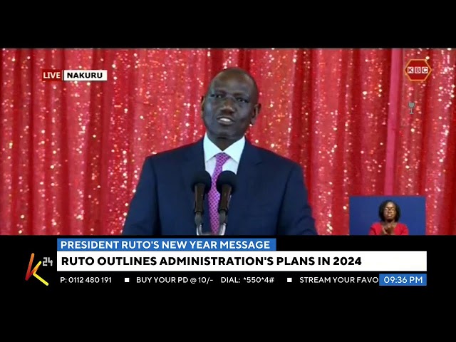 K24 TV LIVE | President Ruto's address