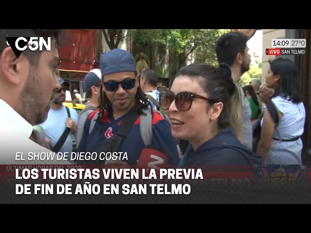 FIN DE AÑO en las CALLES de SAN TELMO - CHAU 2023