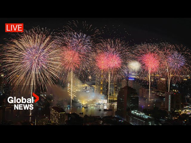 New Year's 2024 countdown celebrations & fireworks around the world | LIVE