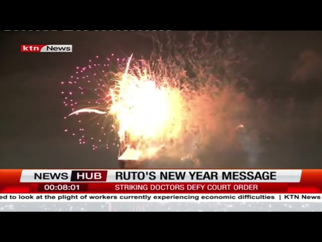 Fireworks Illuminate Kenyan Skies as Nation Welcomes New Year