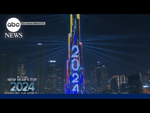 Dubai celebrates the start of 2024