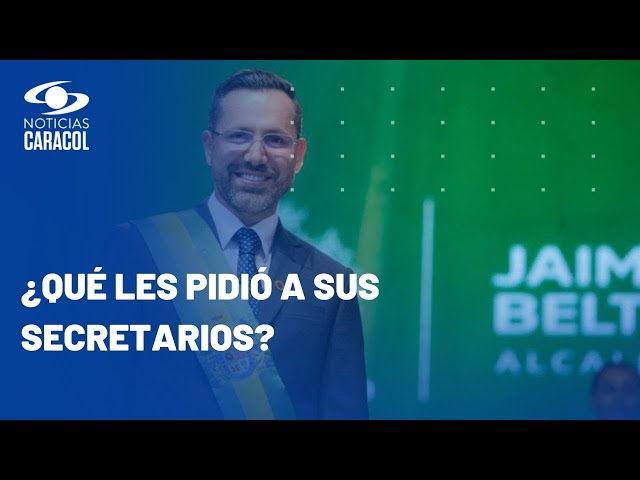 Los desafíos de Jaime Andrés Beltrán tras posesionarse como alcalde de Bucaramanga