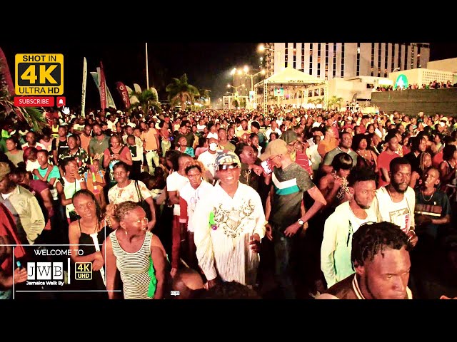 ✔️LIVE Walking MASSIVE NEW YEAR SHOW Kingston Jamaica | FIRE WORKS For 2023 Into 2024 4K prt 4