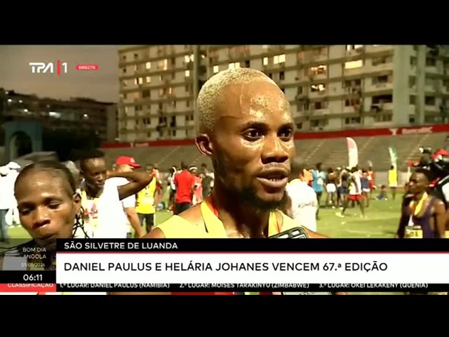 São Silvestre de Luanda - Daniel Paulus e Helária Johanes vencem 67.ª Edição