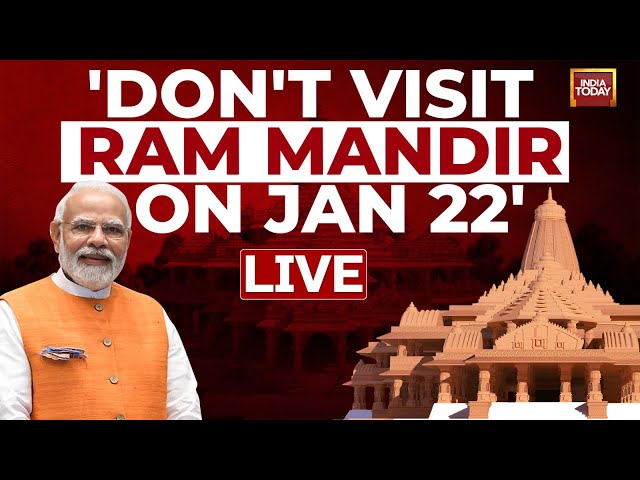 PM Modi In Ayodhya LIVE: Don't Visit Ram Mandir On Jan 22, Light Diyas At Home: PM's Appea