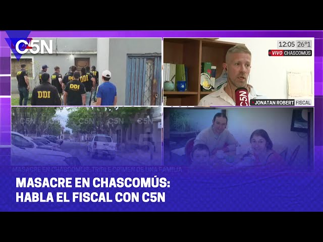 MASACRE en CHASCOMÚS: HABLA el FISCAL